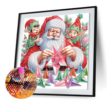 Load image into Gallery viewer, Diamond Painting - Partial Special Shaped - Santa Claus (30*30CM)