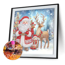 Load image into Gallery viewer, Diamond Painting - Partial Special Shaped - Santa Claus (30*30CM)