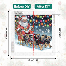 Load image into Gallery viewer, Diamond Painting - Partial Special Shaped - Santa Claus (30*30CM)