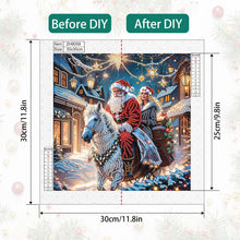 Load image into Gallery viewer, Diamond Painting - Partial Special Shaped - Santa Claus (30*30CM)
