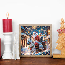 Load image into Gallery viewer, Diamond Painting - Partial Special Shaped - Santa Claus (30*30CM)