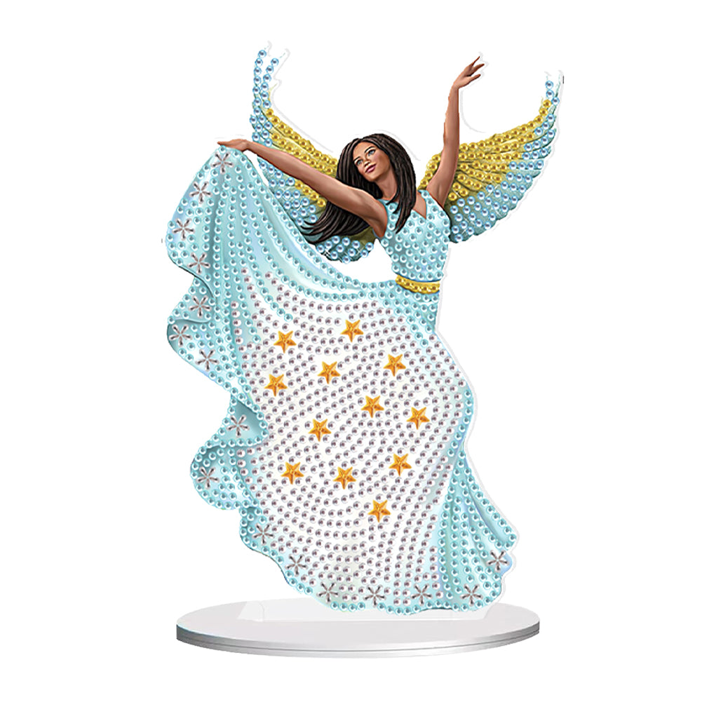Angel Desktop Diamond Art Kits Rhinestones Desktop Ornaments Bedroom Table Decor