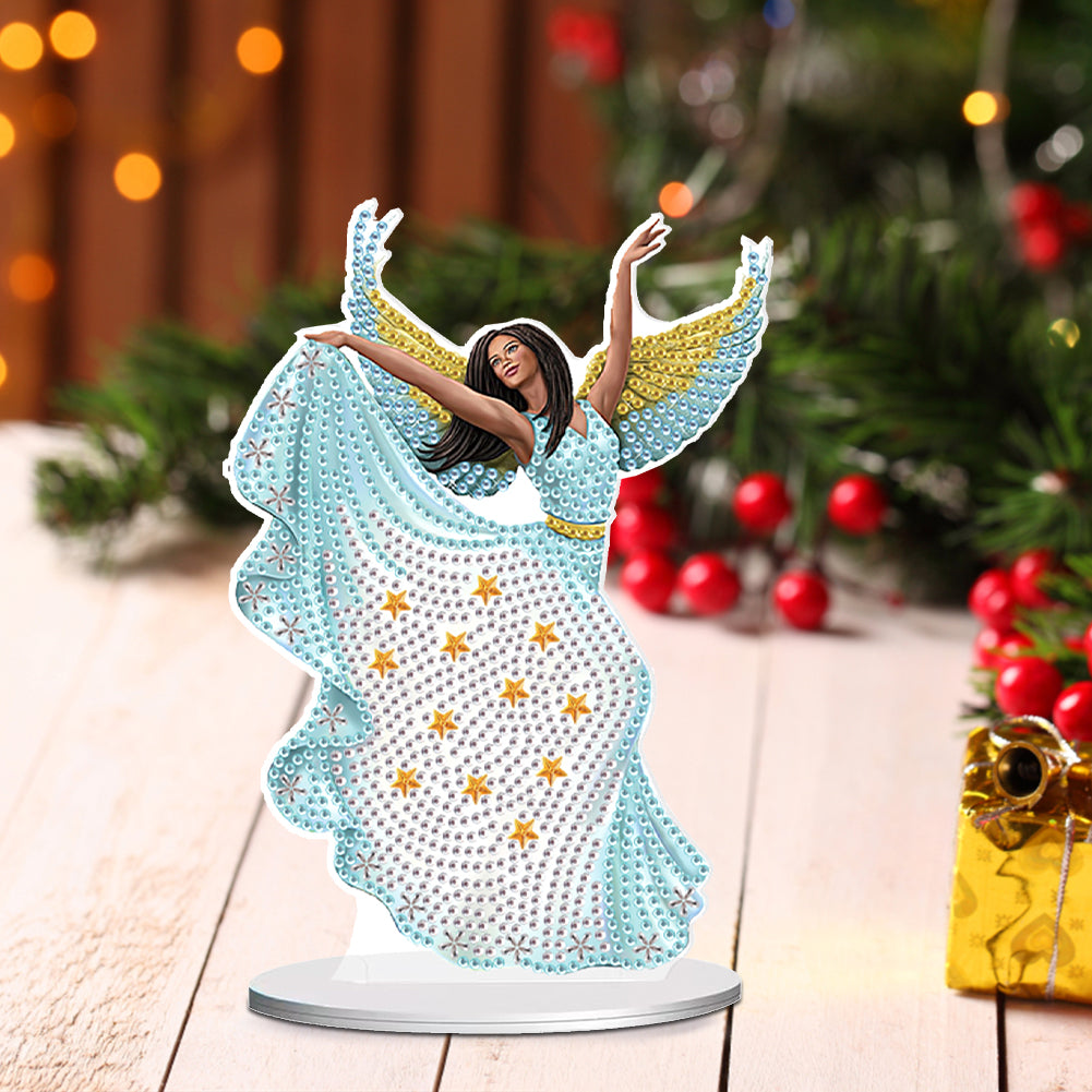 Angel Desktop Diamond Art Kits Rhinestones Desktop Ornaments Bedroom Table Decor