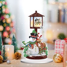 Load image into Gallery viewer, Christmas Snowman Table Top Diamond Painting Ornament Kits for Home Office Decor