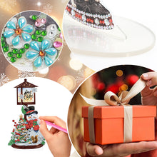 Load image into Gallery viewer, Christmas Snowman Table Top Diamond Painting Ornament Kits for Home Office Decor