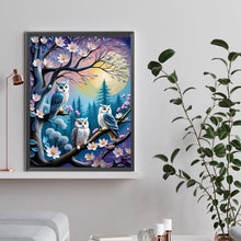 Load image into Gallery viewer, Diamond Painting - Full Round - Cat head on a branch Eagle (30*40CM)