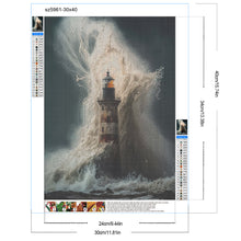 Load image into Gallery viewer, Diamond Painting - Full Round - Lighthouse (30*40CM)