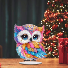 Load image into Gallery viewer, Acrylic Special Shaped Cute Owl Table Top 5D DIY Diamond Painting Ornament Kits