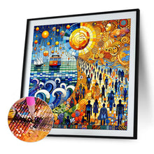 Load image into Gallery viewer, Diamond Painting - Full Round - Sea and land boats (40*40CM)