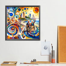 Load image into Gallery viewer, Diamond Painting - Full Round - Sunny old man (40*40CM)