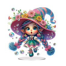 Load image into Gallery viewer, Acrylic Special Shape Cat Desktop Diamond Art Kits Rhinestones Desktop Ornaments