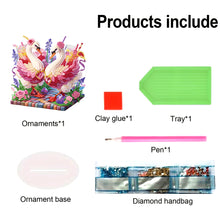 Load image into Gallery viewer, Acrylic Special Shape Cat Desktop Diamond Art Kits Rhinestones Desktop Ornaments