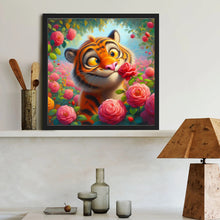 Load image into Gallery viewer, Diamond Painting - Full Round - Animals and flowers (40*40CM)