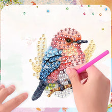 Load image into Gallery viewer, 6Pcs Acrylic Animals And Flowers Diamond Art Fridge Magnet for Car Mailbox Decor