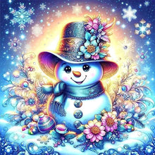 Load image into Gallery viewer, AB Diamond Painting - Full Round - Cute little snowman (40*40CM)