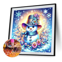 Load image into Gallery viewer, AB Diamond Painting - Full Round - Cute little snowman (40*40CM)