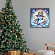 Load image into Gallery viewer, AB Diamond Painting - Full Round - Cute little snowman (40*40CM)