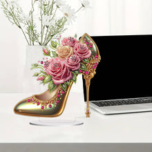 Load image into Gallery viewer, Acrylic Special Shape Elegant High Heels 5D DIY Diamond Art Tabletop Decorations