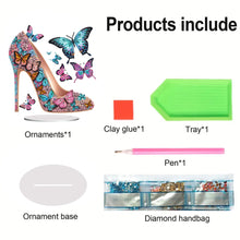 Load image into Gallery viewer, Acrylic Special Shape Elegant High Heels 5D DIY Diamond Art Tabletop Decorations