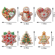 Load image into Gallery viewer, 6Pcs Christmas Diamond Painting Hooks Diamond Art Craft Wall Hooks Home Decor