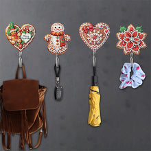 Load image into Gallery viewer, 6Pcs Christmas Diamond Painting Hooks Diamond Art Craft Wall Hooks Home Decor