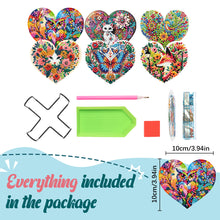 Load image into Gallery viewer, 6Pcs Wooden Tree Of Life DIY Coaster Diamond Dot Kits Round Diamond Art Coasters