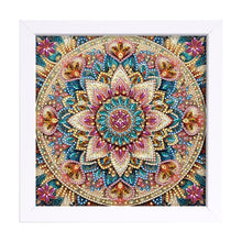 Load image into Gallery viewer, Diamond Painting - Partial Special Shaped - Mandala (with frame) (2*19.2CM)