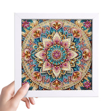 Load image into Gallery viewer, Diamond Painting - Partial Special Shaped - Mandala (with frame) (2*19.2CM)