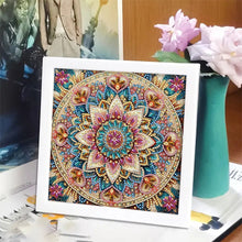 Load image into Gallery viewer, Diamond Painting - Partial Special Shaped - Mandala (with frame) (2*19.2CM)
