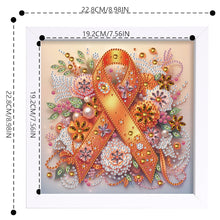 Load image into Gallery viewer, Diamond Painting - Partial Special Shaped - Orange Bow Tie (with frame) (2*19.2CM)