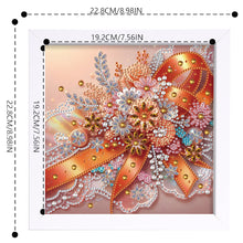 Load image into Gallery viewer, Diamond Painting - Partial Special Shaped - Orange Bow Tie (with frame) (2*19.2CM)