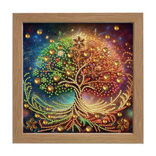 Load image into Gallery viewer, Diamond Painting - Partial Special Shaped - Christmas Tree (with frame) (2*19.2CM)