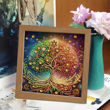 Load image into Gallery viewer, Diamond Painting - Partial Special Shaped - Christmas Tree (with frame) (2*19.2CM)