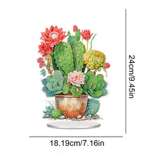 Load image into Gallery viewer, Acrylic Cactus Pot 5D DIY Diamond Art Tabletop Decorations for Home Office Decor
