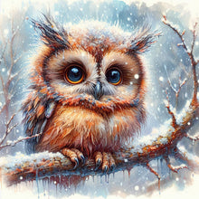 Load image into Gallery viewer, Diamond Painting - Full Square - Small animals in the snow (30*30CM)