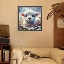Load image into Gallery viewer, Diamond Painting - Full Square - Small animals in the snow (30*30CM)