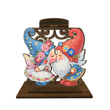 Load image into Gallery viewer, Flower Cross Diamond Painting Candle Holder Ornaments Aromatherapy Candle Holder