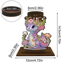 Load image into Gallery viewer, Flower Cross Diamond Painting Candle Holder Ornaments Aromatherapy Candle Holder