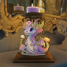 Load image into Gallery viewer, Flower Cross Diamond Painting Candle Holder Ornaments Aromatherapy Candle Holder