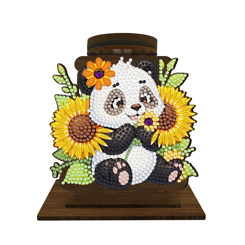 Flower Cross Diamond Painting Candle Holder Ornaments Aromatherapy Candle Holder