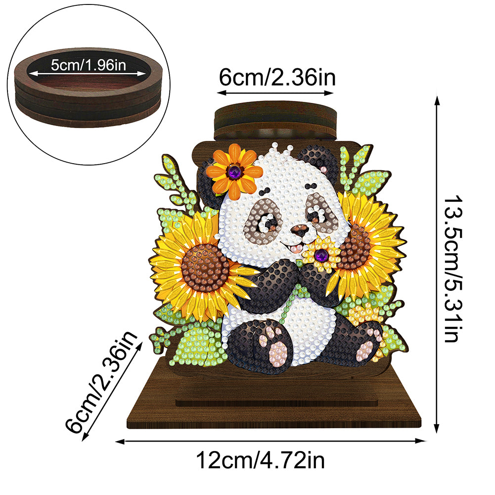 Flower Cross Diamond Painting Candle Holder Ornaments Aromatherapy Candle Holder