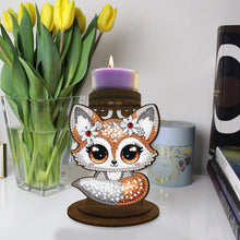 Load image into Gallery viewer, Flower Cross Diamond Painting Candle Holder Ornaments Aromatherapy Candle Holder