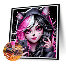 Load image into Gallery viewer, Diamond Painting - Full Round - Cool cartoon girl (30*30CM)