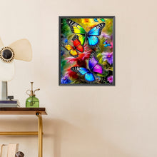 Load image into Gallery viewer, Diamond Painting - Full Round - Butterflies and flowers (40*50CM)