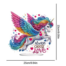 Load image into Gallery viewer, Acrylic Special Shape Rainbow Butterfly Table Top Diamond Painting Ornament Kits