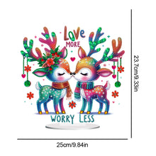 Load image into Gallery viewer, Acrylic Special Shape Rainbow Butterfly Table Top Diamond Painting Ornament Kits