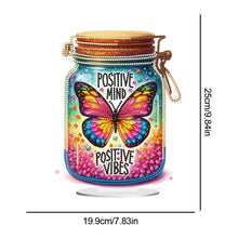 Load image into Gallery viewer, Acrylic Special Shape Rainbow Butterfly Table Top Diamond Painting Ornament Kits