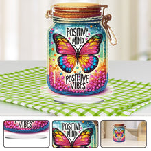 Load image into Gallery viewer, Acrylic Special Shape Rainbow Butterfly Table Top Diamond Painting Ornament Kits