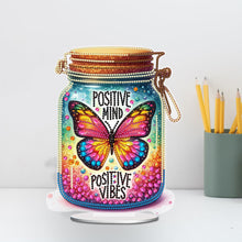 Load image into Gallery viewer, Acrylic Special Shape Rainbow Butterfly Table Top Diamond Painting Ornament Kits