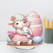 Load image into Gallery viewer, Acrylic Special Shape Easter Sheep Desktop Diamond Art Kits Bedroom Table Decor
